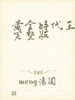 黄金时代王小波完整版封面