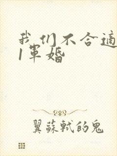 我们不合适1v1军婚封面