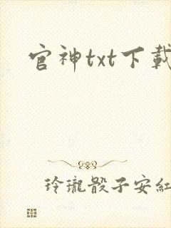 官神txt下载
