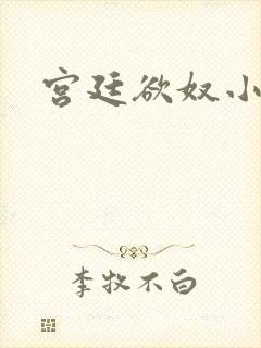 宫廷欲奴小说封面