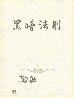 黑暗法则封面