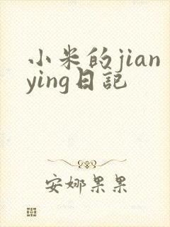 小米的jianying日记封面