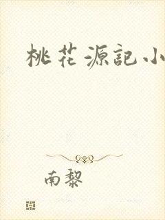 桃花源记小说封面