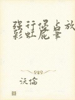 强行侵占放了个彩虹屁笔封面