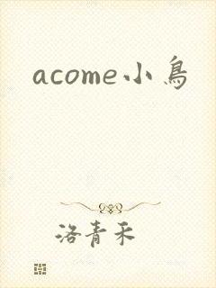 acome小鸟