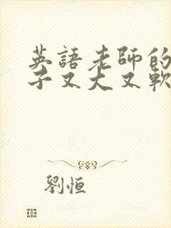 英语老师的小兔子又大又软封面