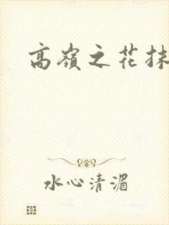 高岭之花抹布封面