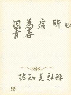 因为痛 所以叫青春