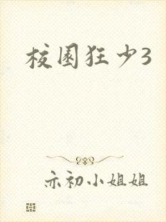 校园狂少3