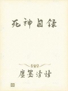 死神目录封面