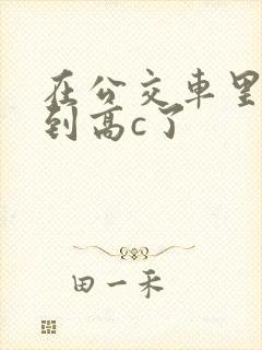 在公交车里c弄到高c了