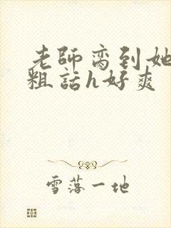 老师脔到她哭h粗话h好爽封面