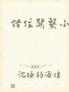 错位关系小说封面