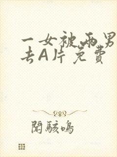 一女被两男桶进去A片免费封面