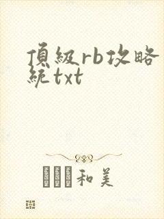 顶级rb攻略系统txt