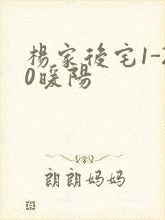 杨家后宅1-20暖阳封面