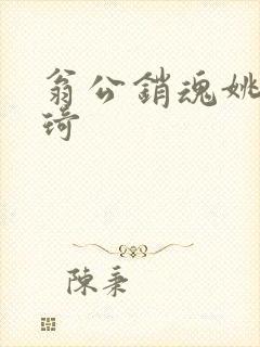 翁公销魂姚瑶琦琦