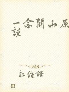 一念关山原著小说