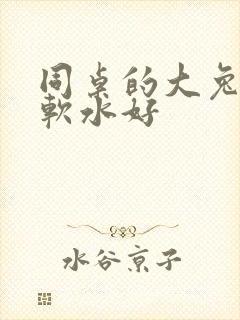 同桌的大兔子好软水好