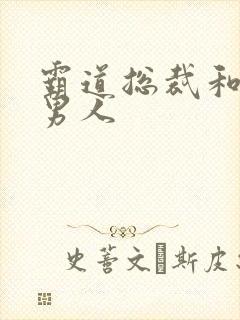 霸道总裁和他的男人