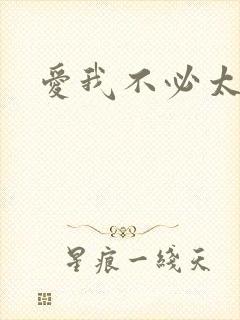 爱我不必太痴心