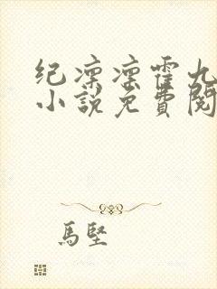纪凛凛霍九霖的小说免费阅读在线