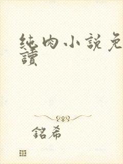 纯肉小说免费阅读