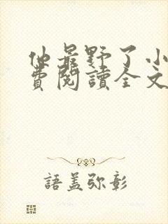 他最野了小说免费阅读全文