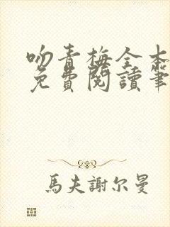 吻青梅全本小说免费阅读笔趣阁封面