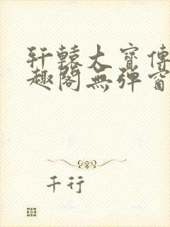 轩辕大宝传奇笔趣阁无弹窗封面