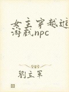 女主穿越进18游戏npc
