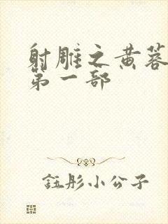 射雕之黄蓉新传第一部