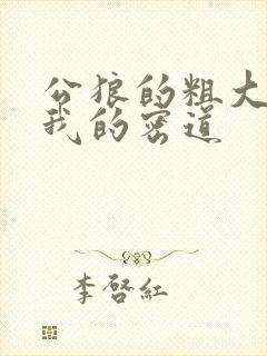 公狼的粗大挺进我的密道