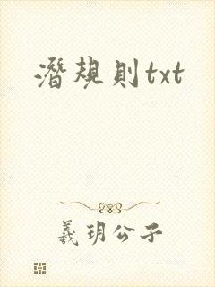 潜规则txt