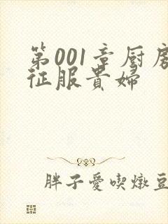 第001章厨房征服贵妇