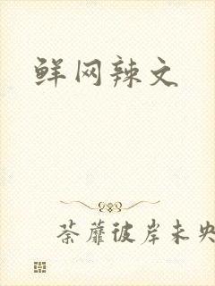 鲜网辣文封面