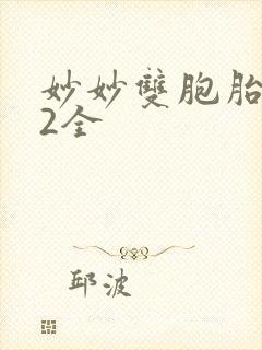 妙妙双胞胎1-2全封面