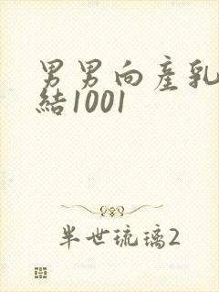 男男向产乳文小结1001封面