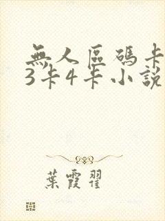无人区码卡二卡3卡4卡小说
