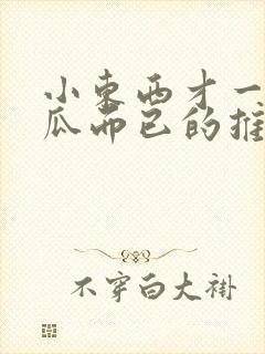 小东西才一根黄瓜而已的推荐书