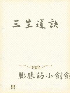 三生道诀封面