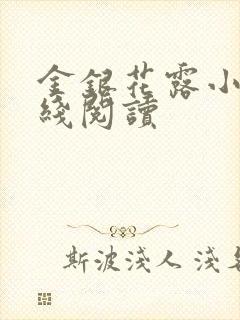 金银花露小说在线阅读