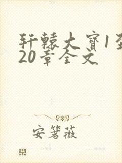 轩辕大宝1至720章全文