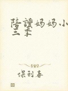 陪读妈妈小说第三季