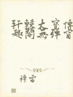 轩辕大宝传奇笔趣阁无弹窗