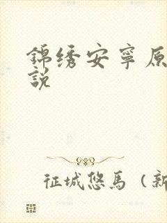 锦绣安宁原著小说