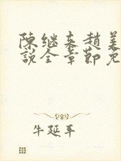 陈继来赵美媛小说全章节免费阅读