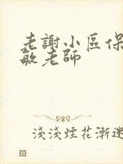 老谢小区保安赵敏老师