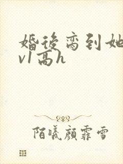 婚后脔到她哭1v1高h封面