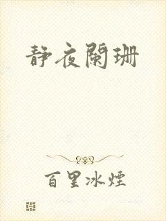 静夜阑珊